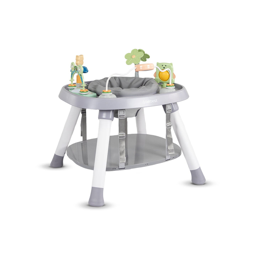 Silla Comedor Steps Premium 12 En 1 Gris Bebesit