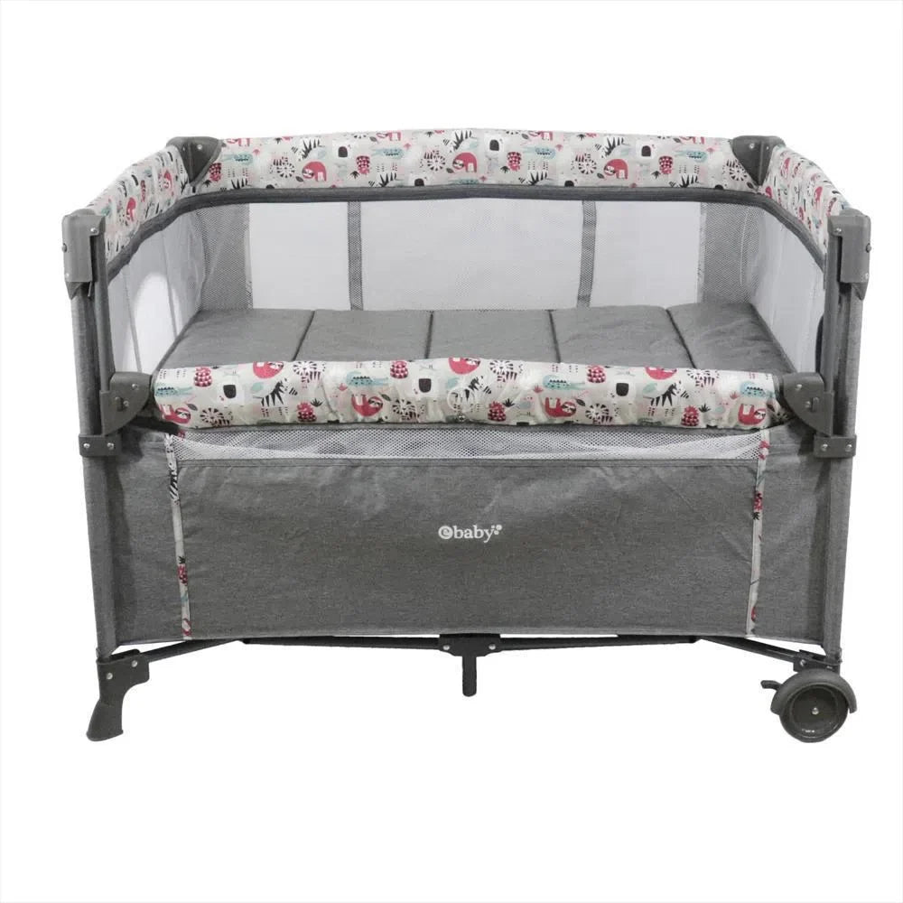 Corral Colecho Nala Gris / Rosado Ebaby EBABY