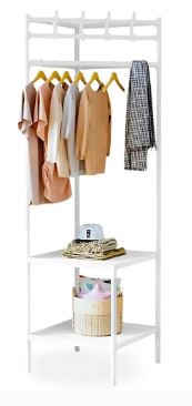 Perchero Organizador Multifuncional con Estantes