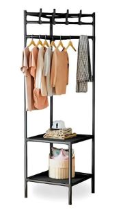 Perchero Organizador Multifuncional con Estantes