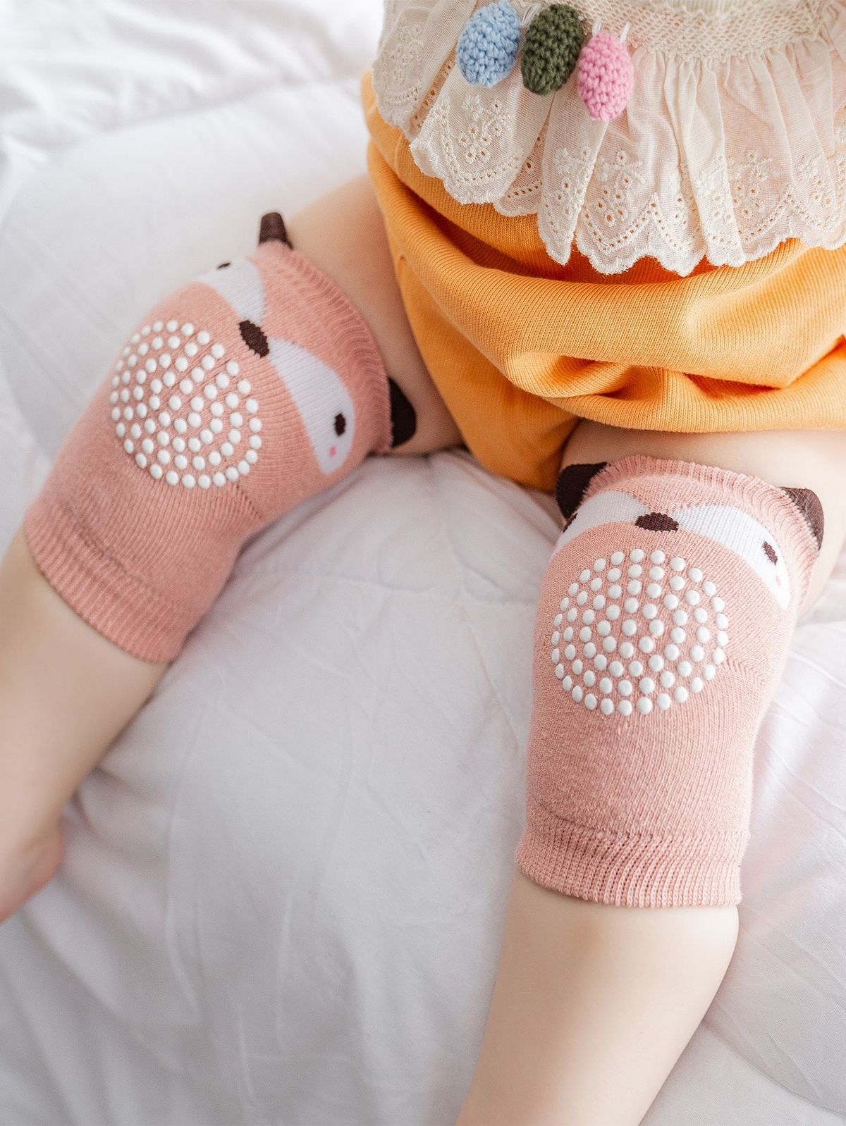 Rodillera Antideslizante Estilo Animales para Bebés – Protección y Comodidad