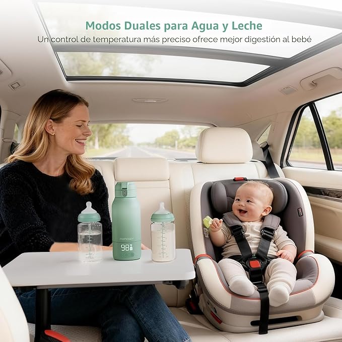 Termo Calentador Portátil Leche Materna y Agua Momcozy madre