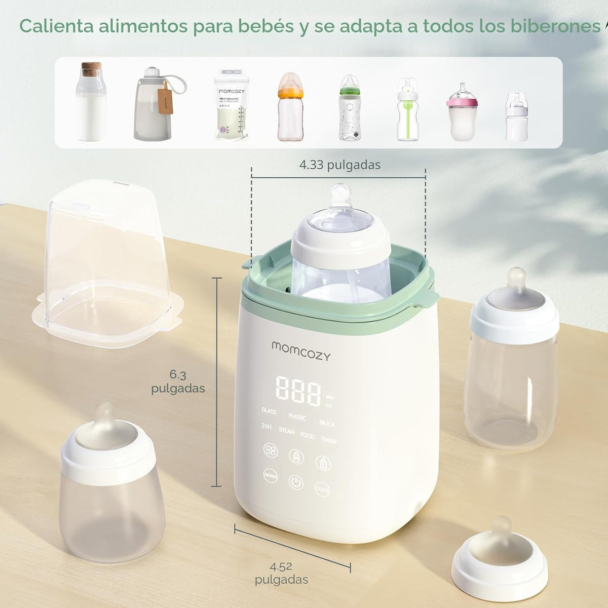 Calentador De Biberones Electrico Momcozy uso