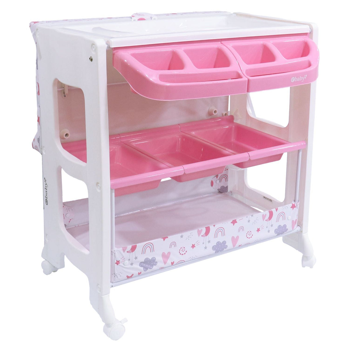 Bañera Cambiador Natiel Rosa Ebaby®