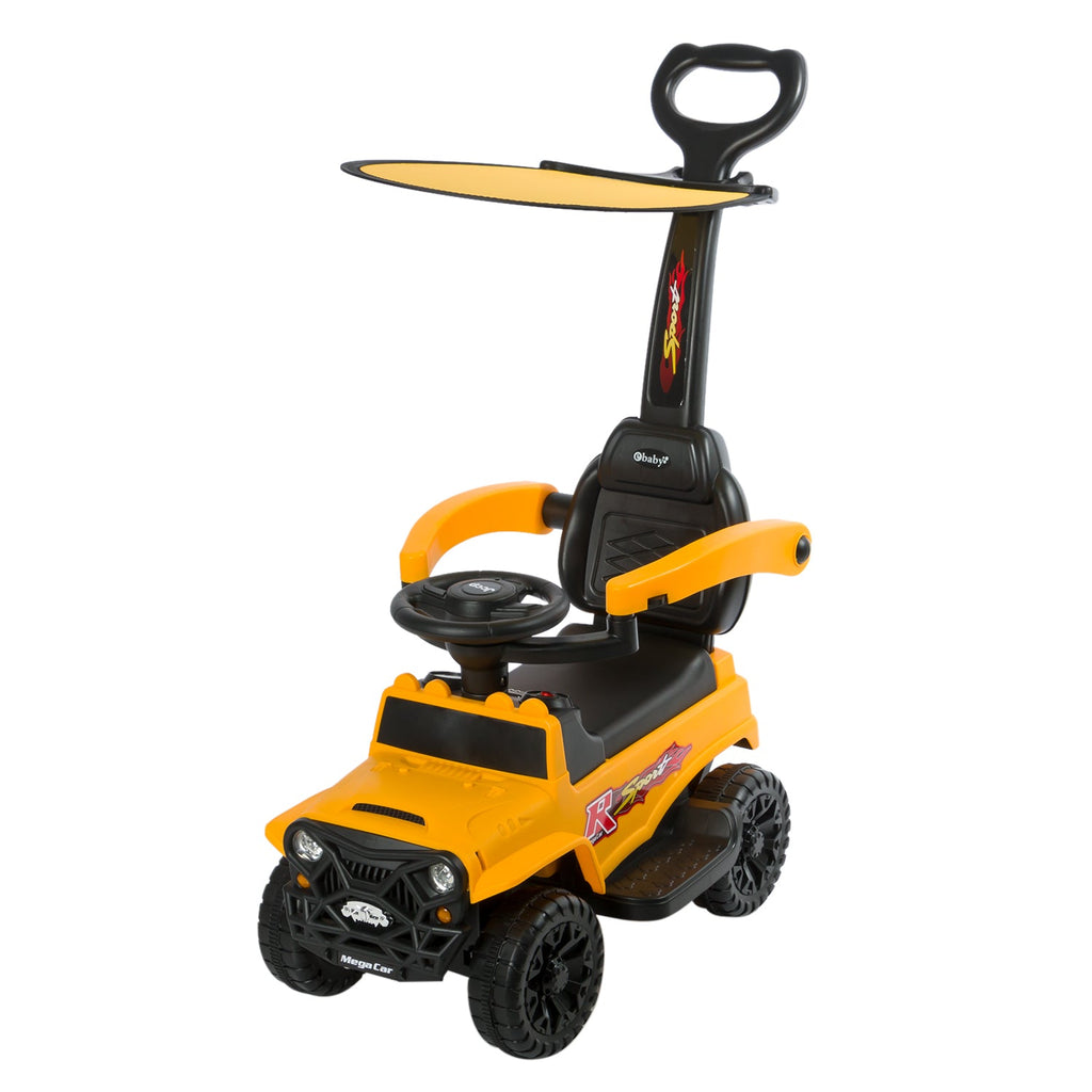 Cuatrimoto Montable Buggy Unicolor Amarillo Ebaby®