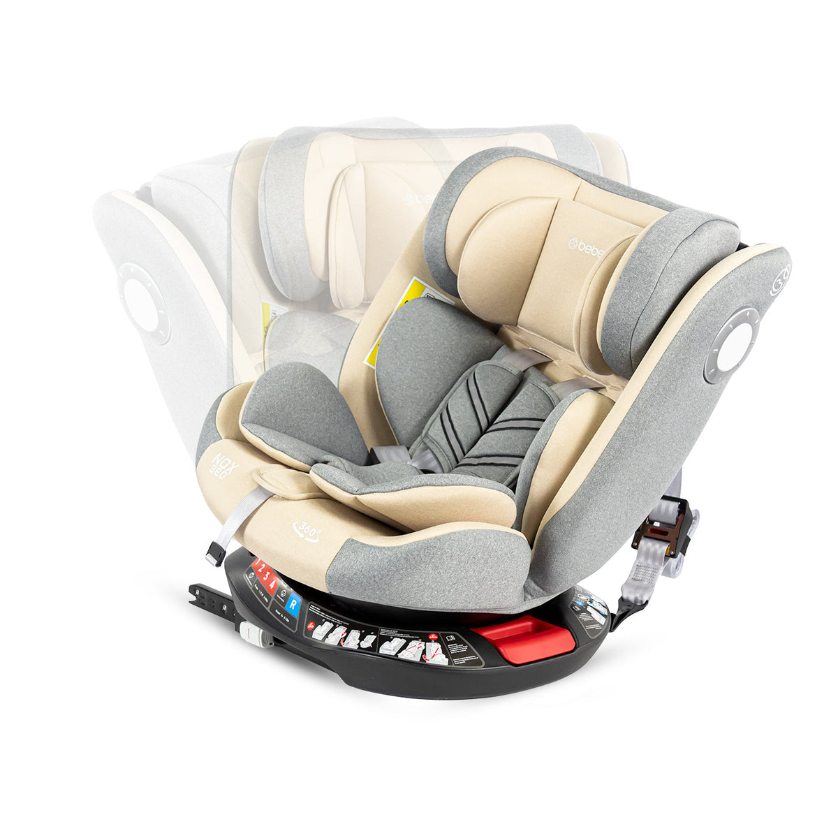 Silla de Carro Nox 360 Isofix Bebesit Beige
