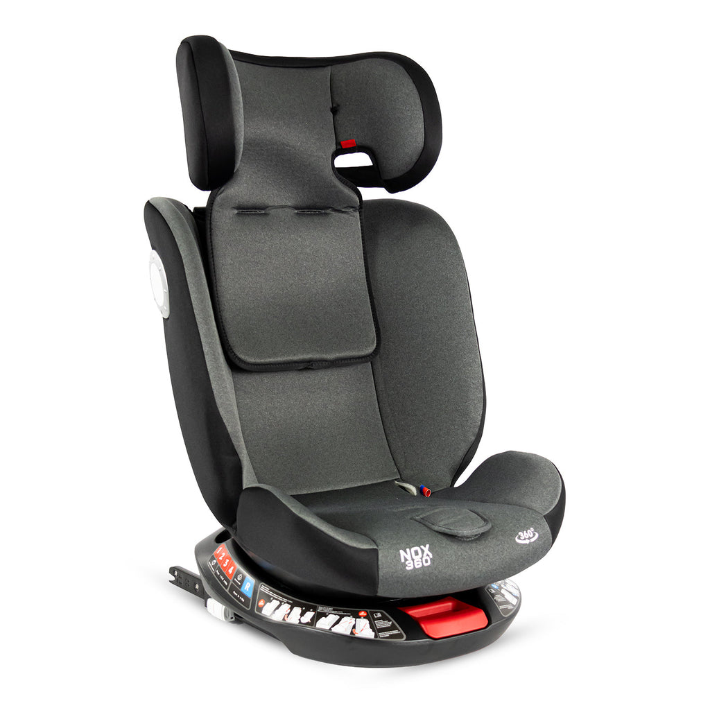Silla de Carro Nox 360 Isofix Bebesit Negro acolchado