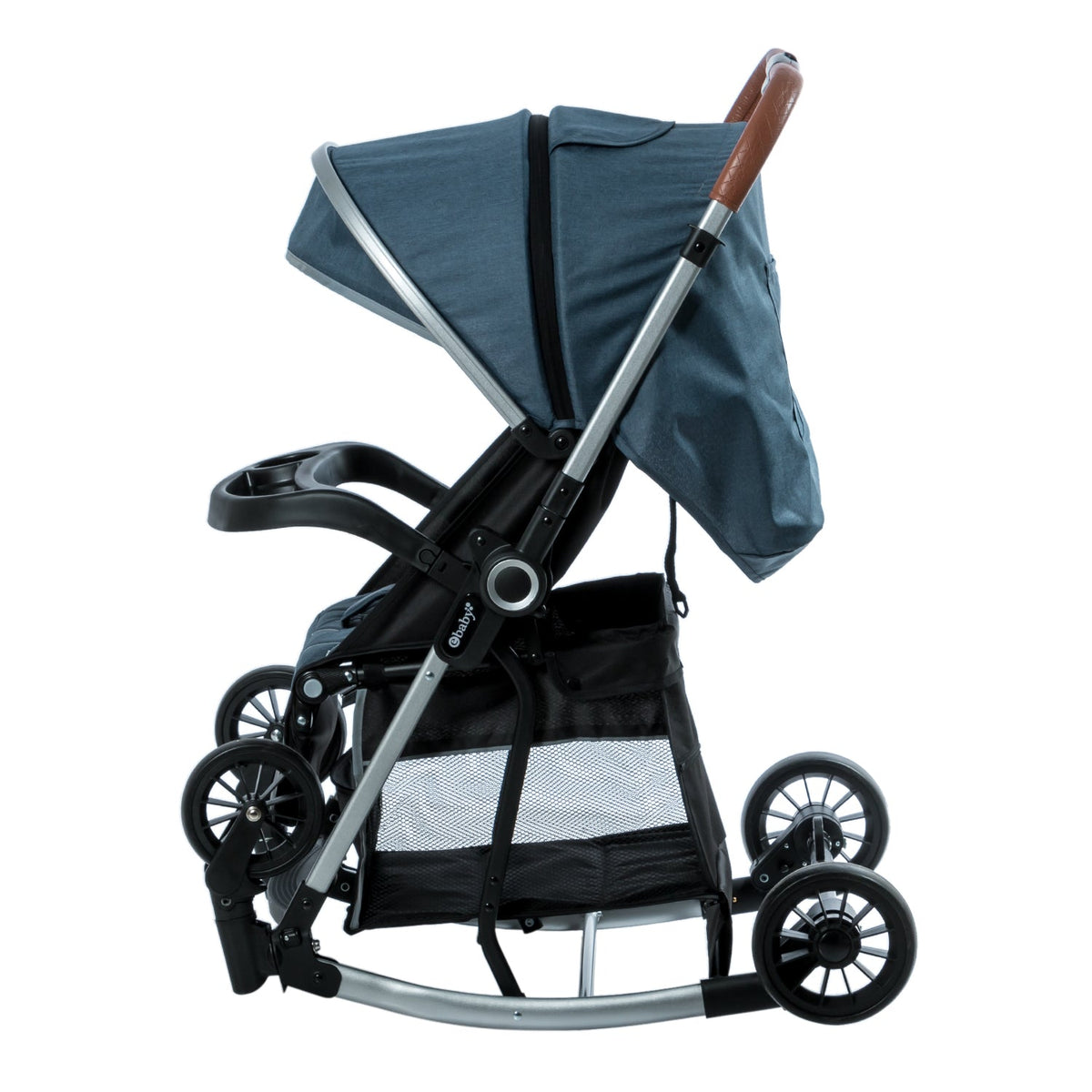 Coche Mecedor Bouncy Azul perfil