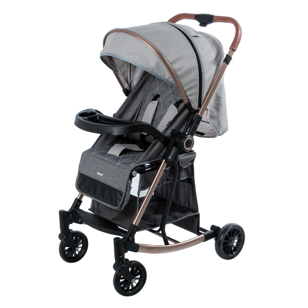 Coche Mecedor Bouncy Gris Claro