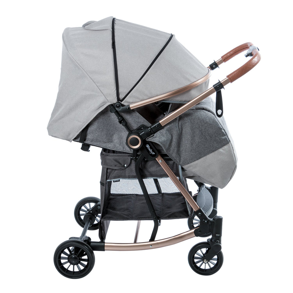 Coche Mecedor Bouncy Gris Claro CUBREPIES