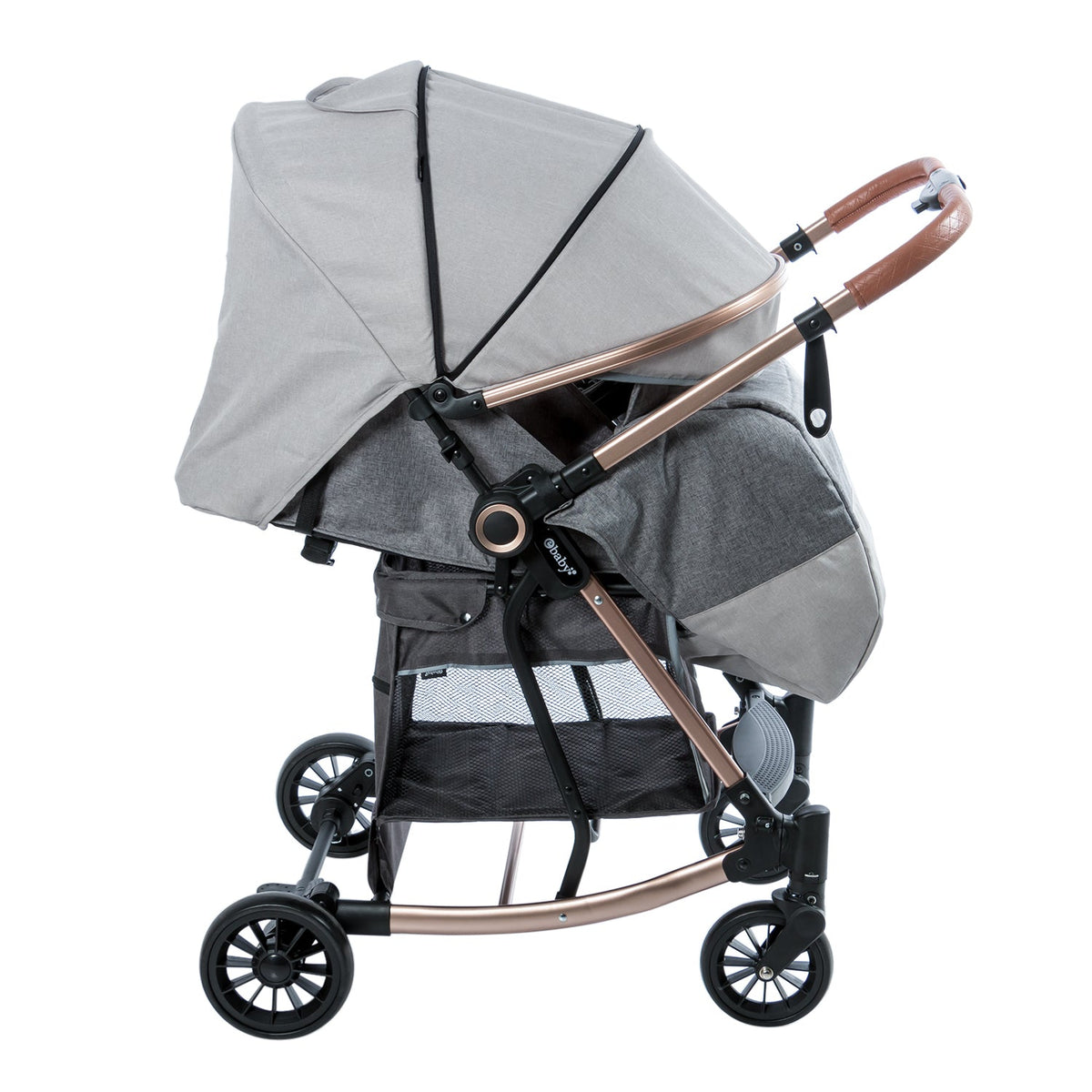 Coche Mecedor Bouncy Gris Claro CUBREPIES