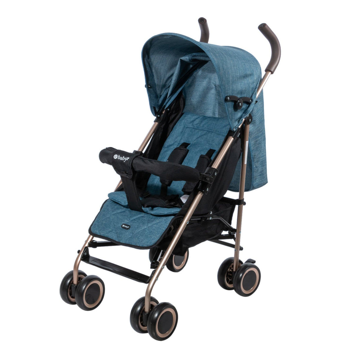 Coche Paseador Travis Azul Ebaby®