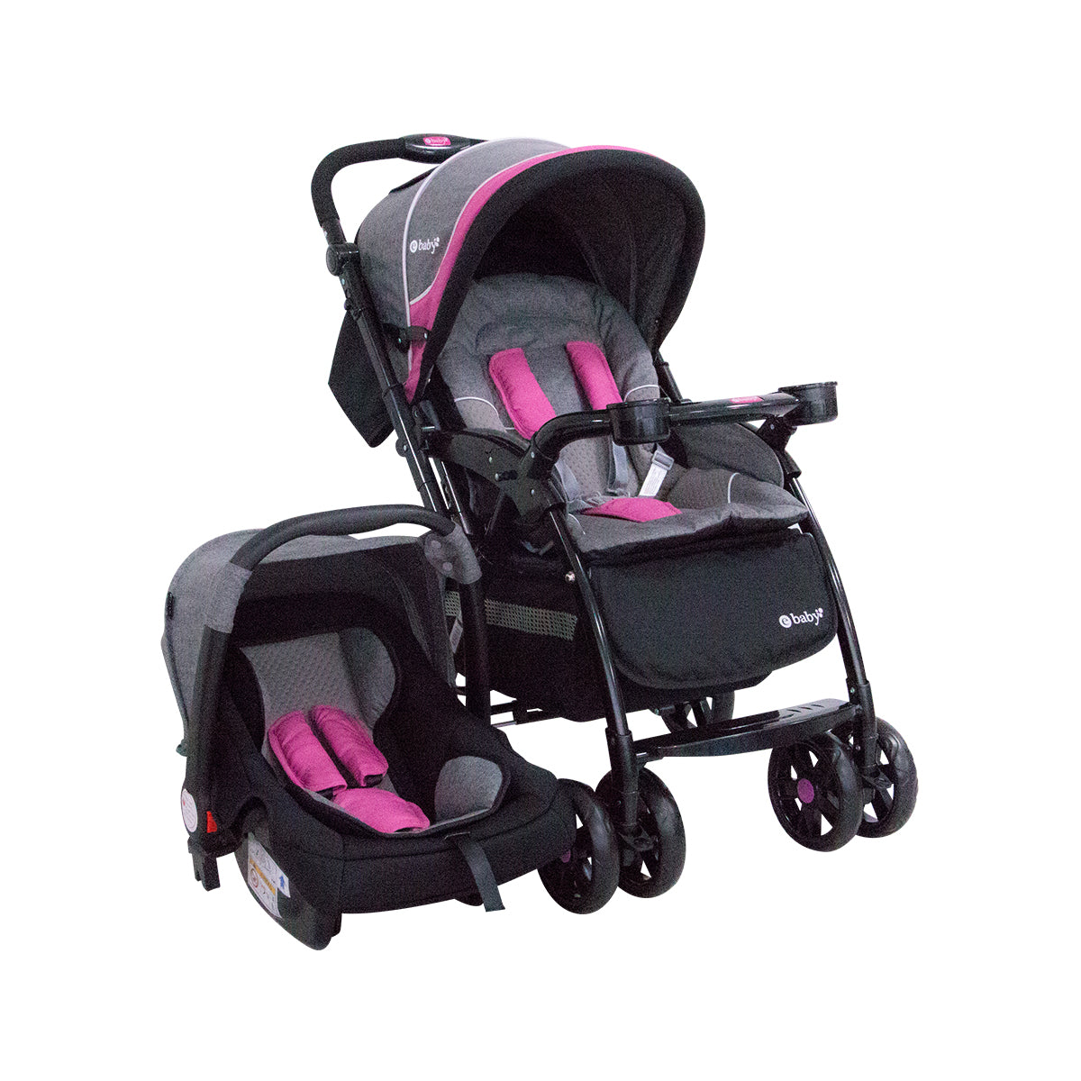 Coche Travel System Rosa Ebaby®