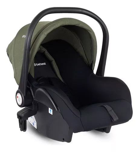 Coche Moisés Con Porta Bebé Gold LX Verde Bebesit