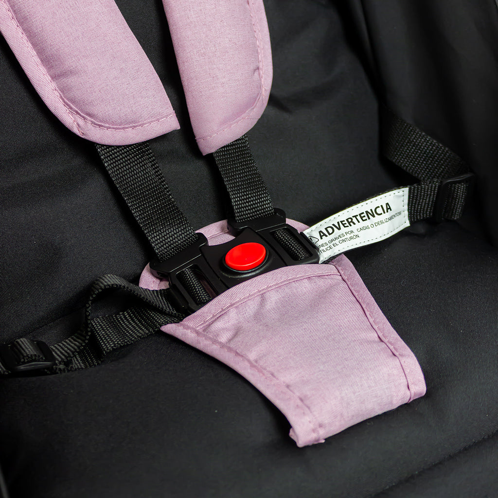 Coche Maleta Flex Autoplegable Bebesit Rosa seguridad