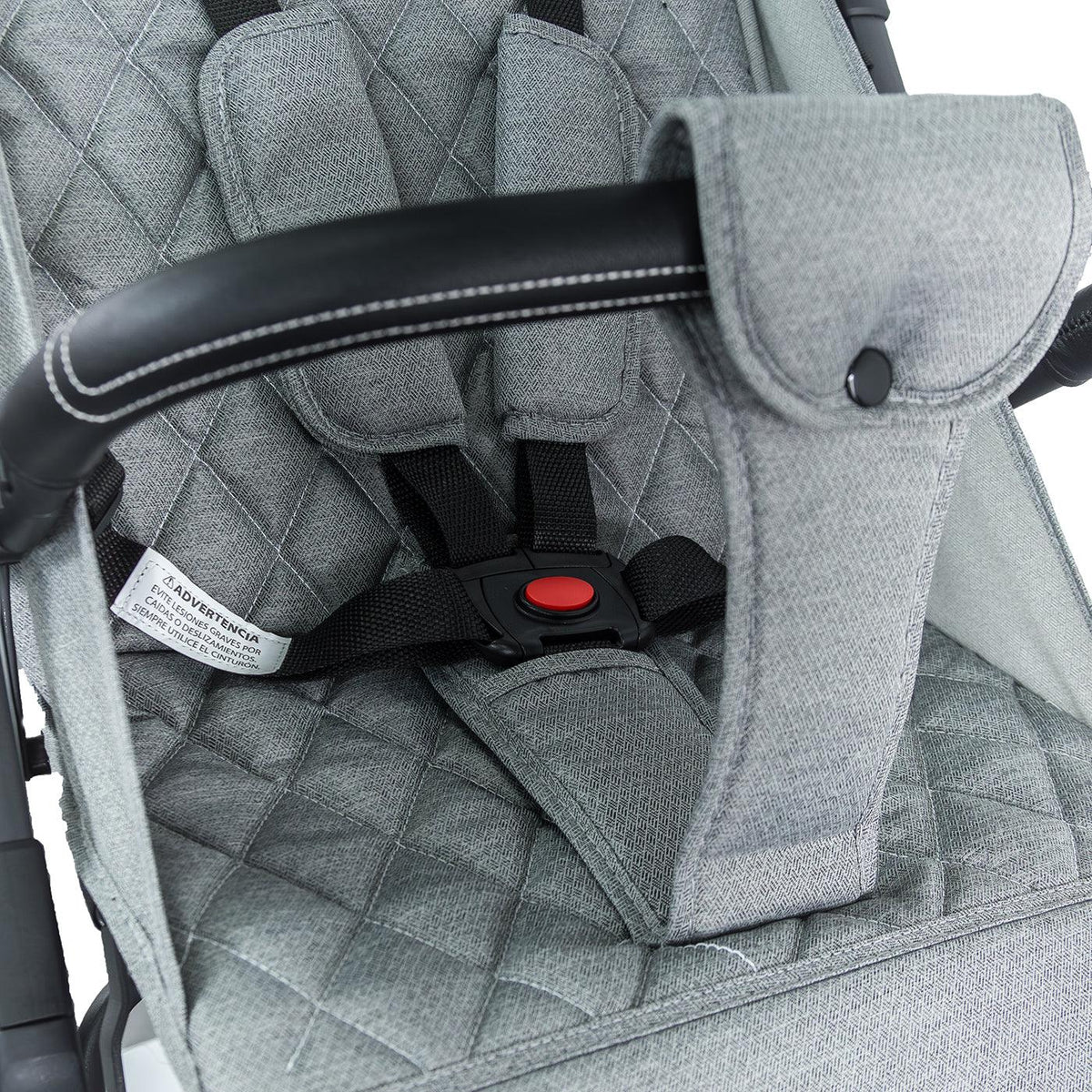 Coche Maleta Con Porta Bebé Pixel Gris Bebesit
