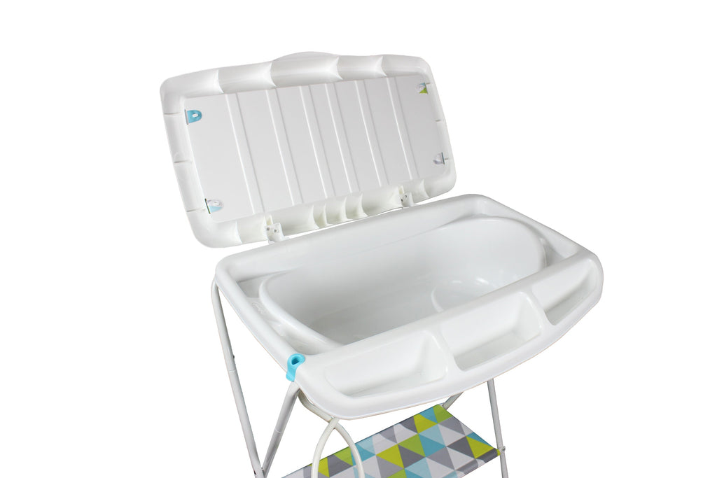 Bañera Con Cambiador Gaviota Azul Bebesit tienda para bebés