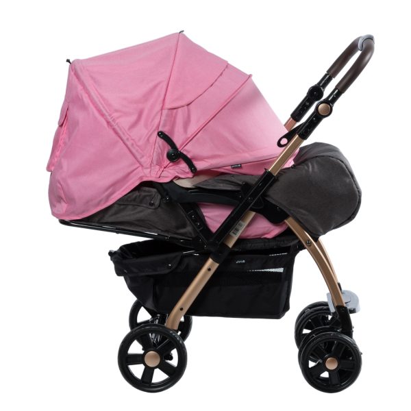 Coche Travel System Braviar Rosa EB1092-1 Ebaby®