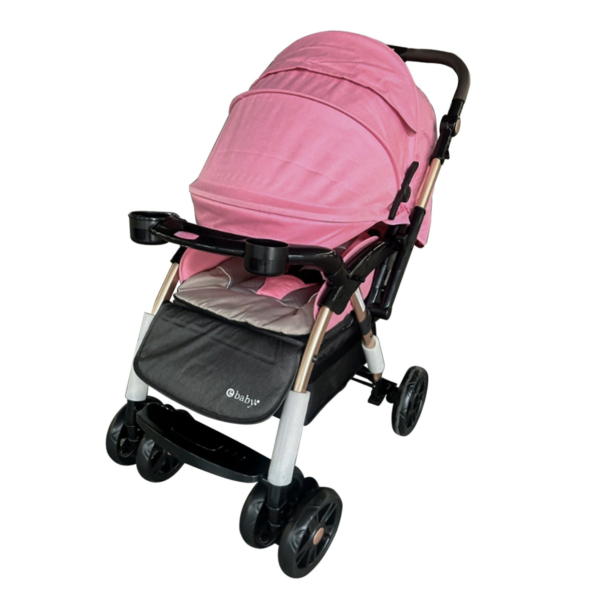 Coche Travel System Braviar Rosa EB1092-1 Ebaby®
