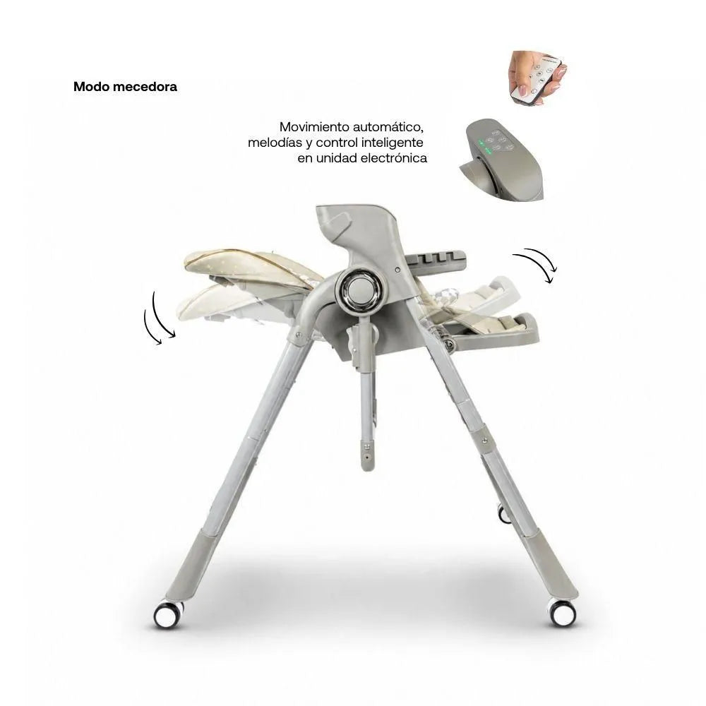 Silla Comedor 2 En 1 Switch Gris Bebesit