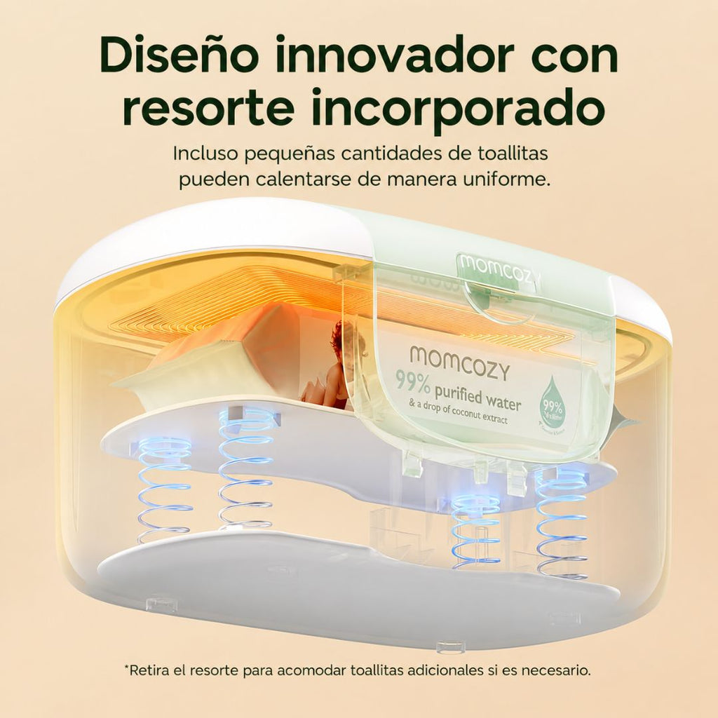 Calentador de Toallitas Humedas Momcozy diseño