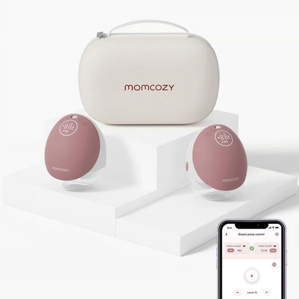 Extractor Doblé Eléctrico de Leche Manos Libres M9 Momcozy app