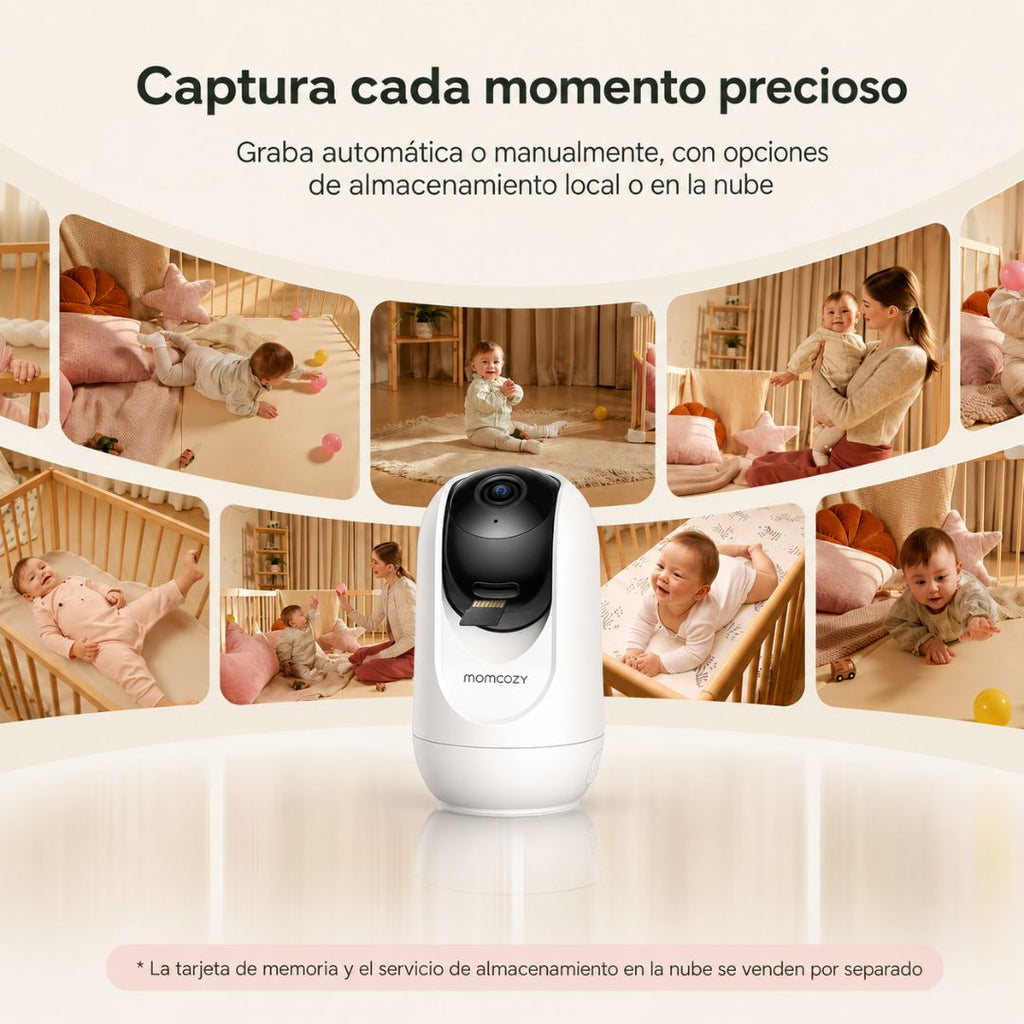 Cámara Monitor de Vídeo 360 Bebé Momcozy videos