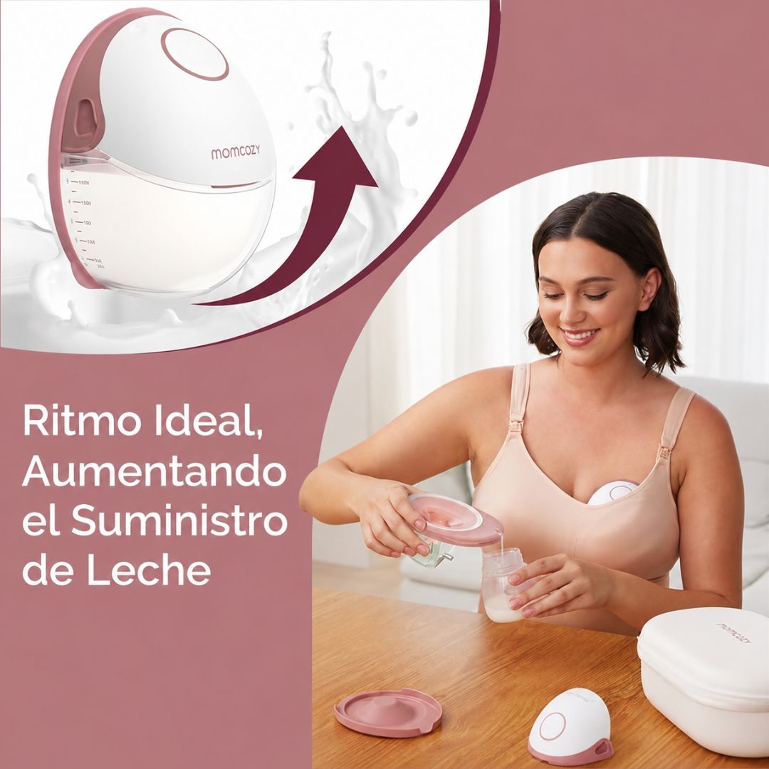 Extractor Doblé Eléctrico de Leche Manos Libres M6 Momcozy