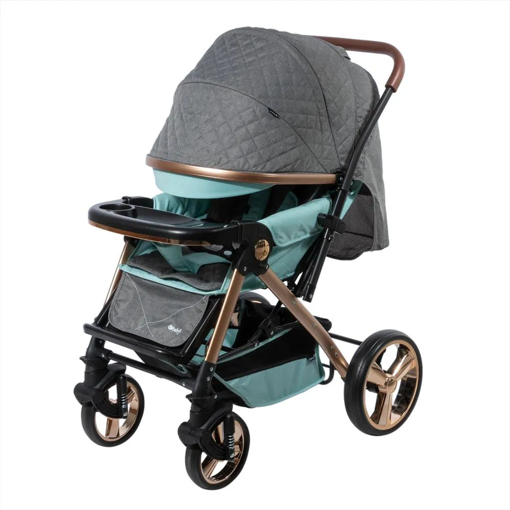 Coche Reversible Hardy Verde Ebaby