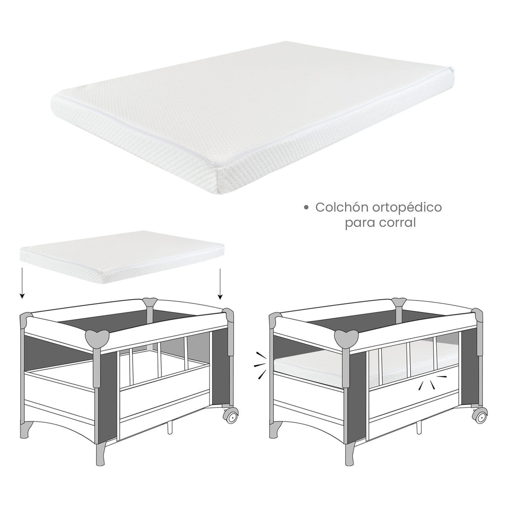 Colchón Ortopédico Corral Bebé Premium Baby