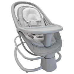 Silla Mecedora 4 En 1 Estrellas Gris Premium Baby Small