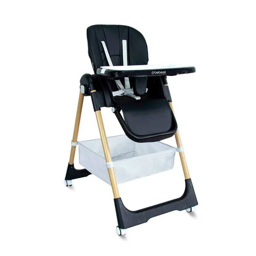 Silla Comedor Prime Negro Bebesit  Diseño