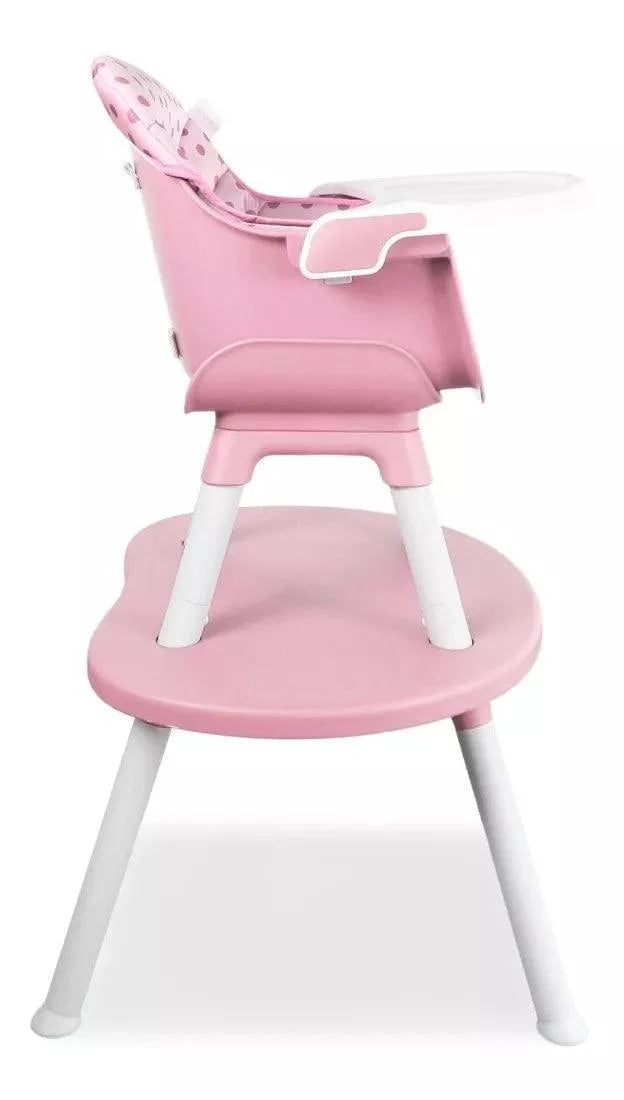 Silla Comedor Baby Desk 3 en 1 Rosa Bebesit