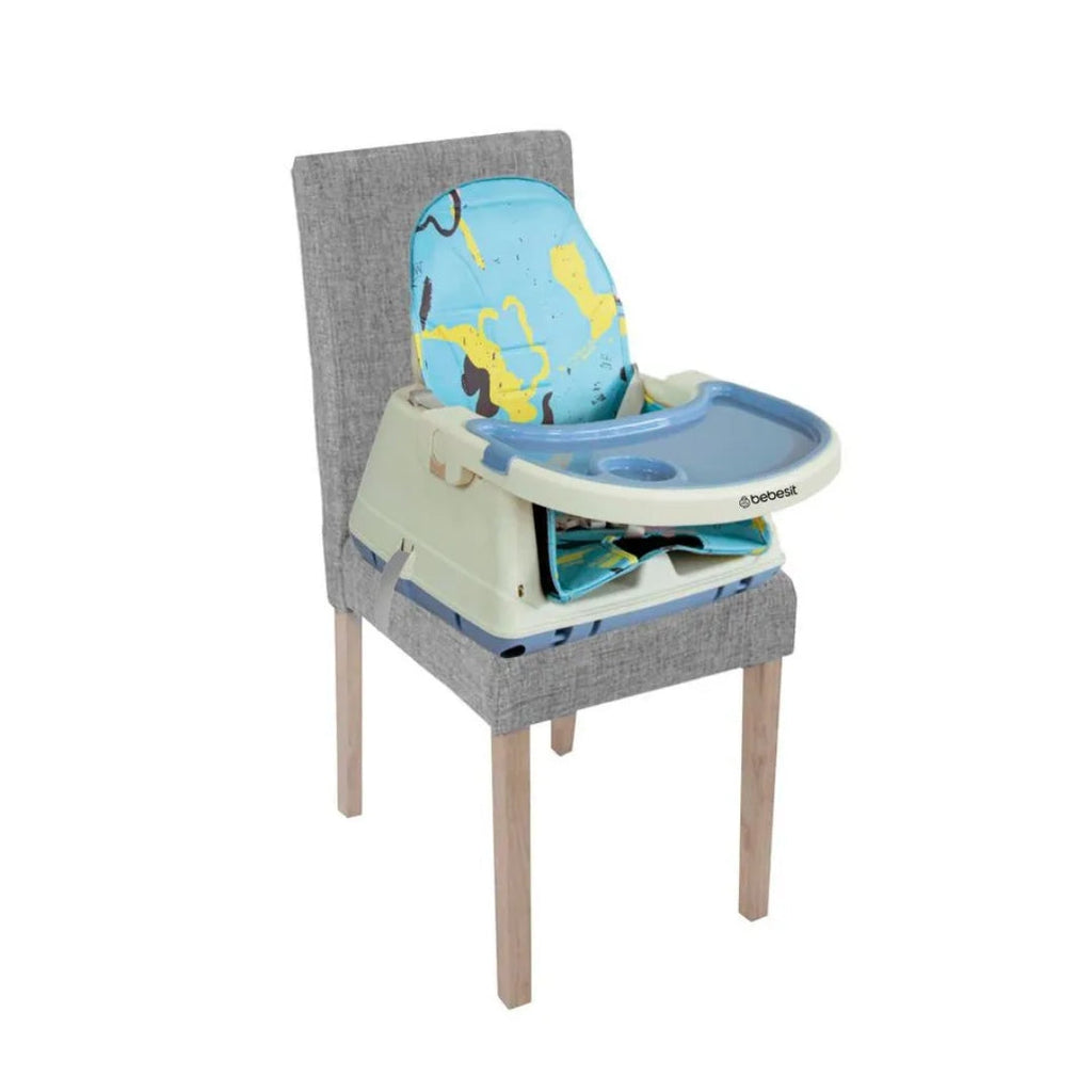 Silla Comedor 3 en 1 Smart Azul Bebesit Adaptable