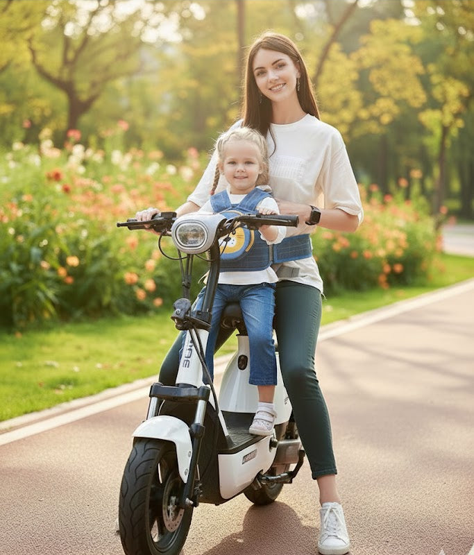 Chaleco de motos para niños con bolsillo